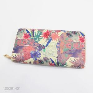 Vintage Style PU Leather Women Travel Short Wallet