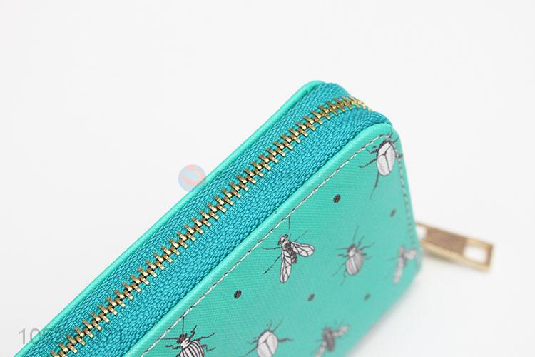 Best Selling Classical Cartoon Insect Printed Women Wallet