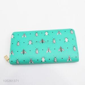 Best Selling Classical Cartoon Insect Printed Women Wallet