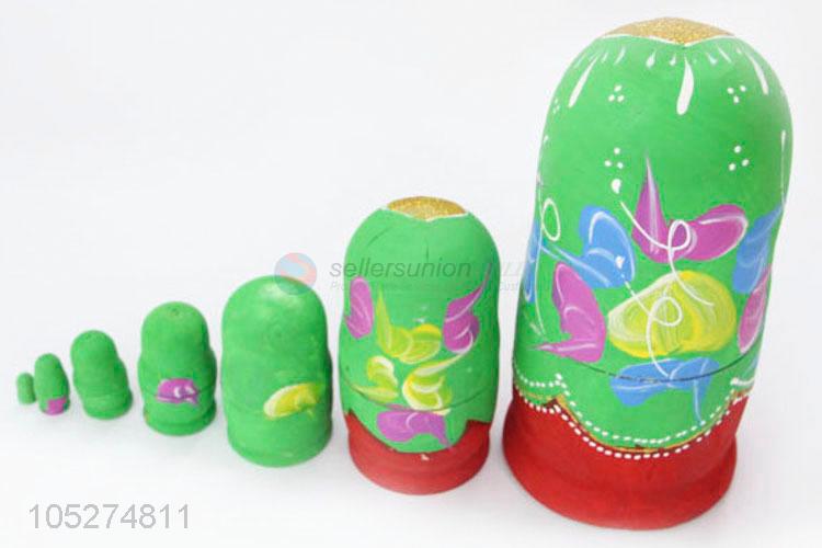 Simple Best 7Pcs/Lot Wooden Matryoshka Russian Dolls Hand Painted