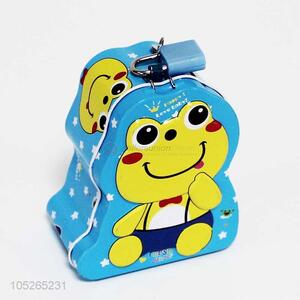 Cartoon Design Saving Pot Iron Money Box Piggy Bank