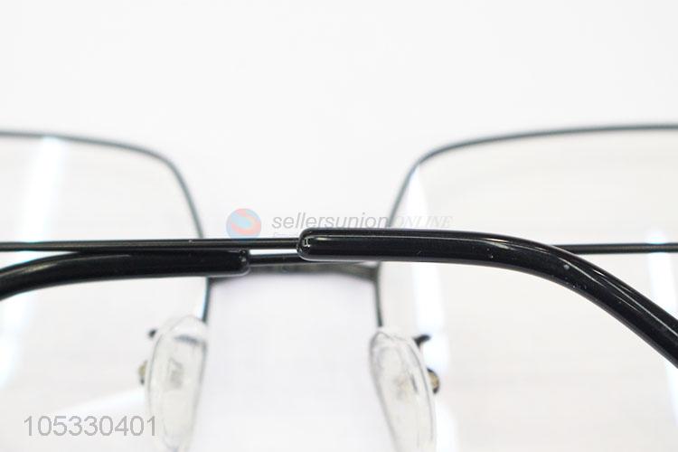 Creative Design Black Color Alloy Frame Myopia Glasses