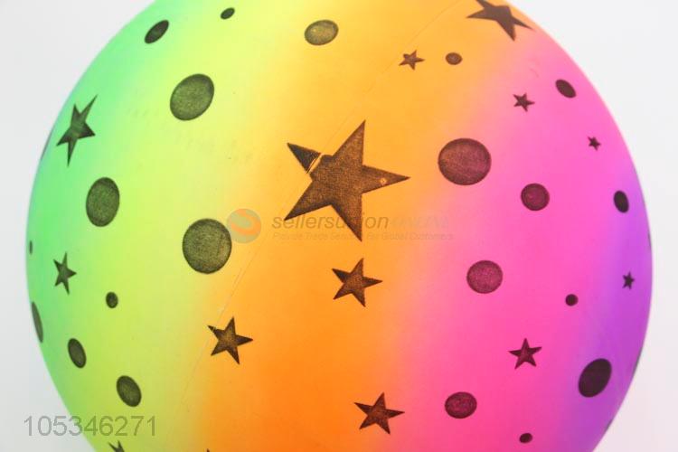 Star Pattern Ball Toys Inflatable Beach Ball Kids Pvc Balls