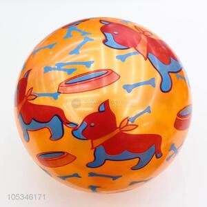 Latest Design Party Cartoon Dog Pattern Inflatable Ball Outdoor Sports Toy