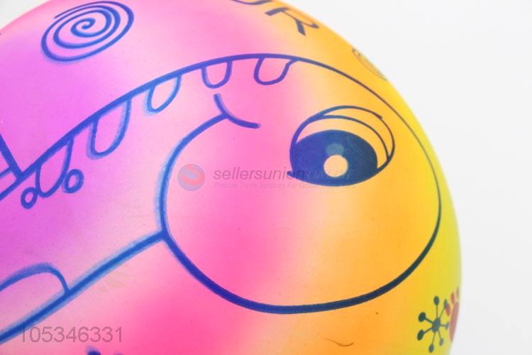 Pink Color Cartoon Dinosaur Printed Swimming Pool Game Pvc Toys Ball