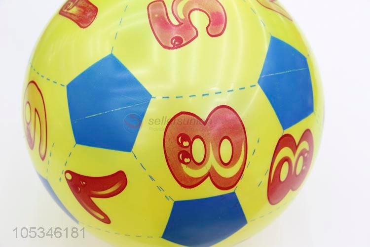 Factory Supply Numbers Printed Pvc Beach Ball Toys for Kids