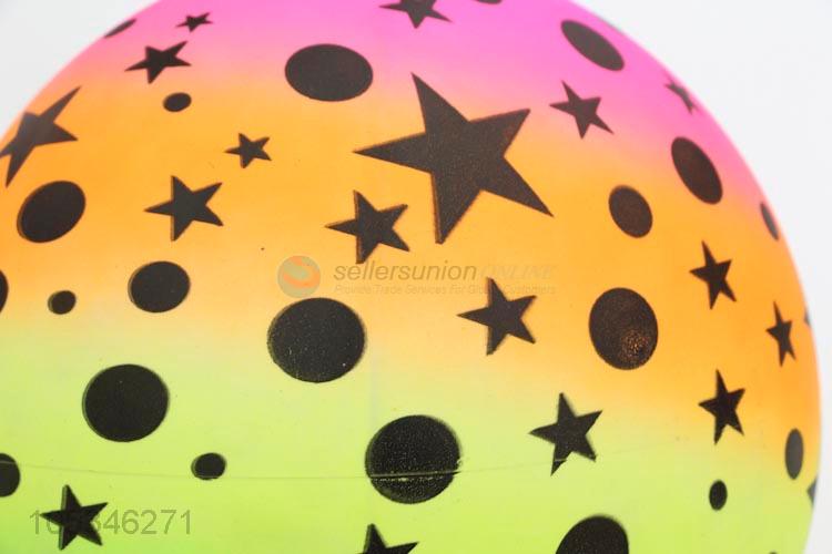 Star Pattern Ball Toys Inflatable Beach Ball Kids Pvc Balls