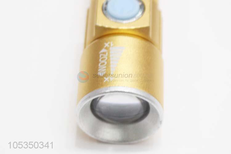 High Quality USB Rechargeable Flashlight Night Walking Lighting