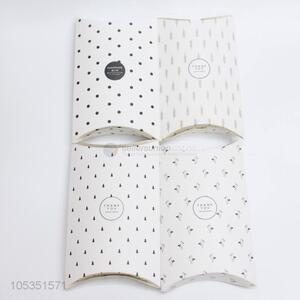 Wholesale Top Quality Reusable Four Styles Cute Pattern Paper Packaging Box