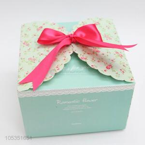 Factory Export Reusable Cute Flower Printed Wedding Birthday Gift Box