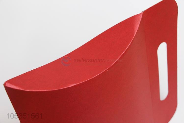 Factory Sales Reusable Red Color New Design Paper Box