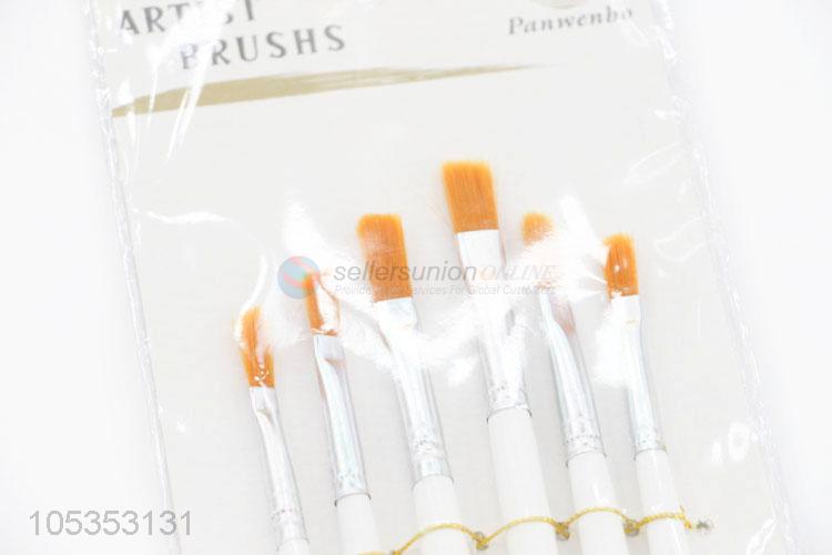 Wholesale Cheap 6pcs Watercolor Oil Painting Brush Set