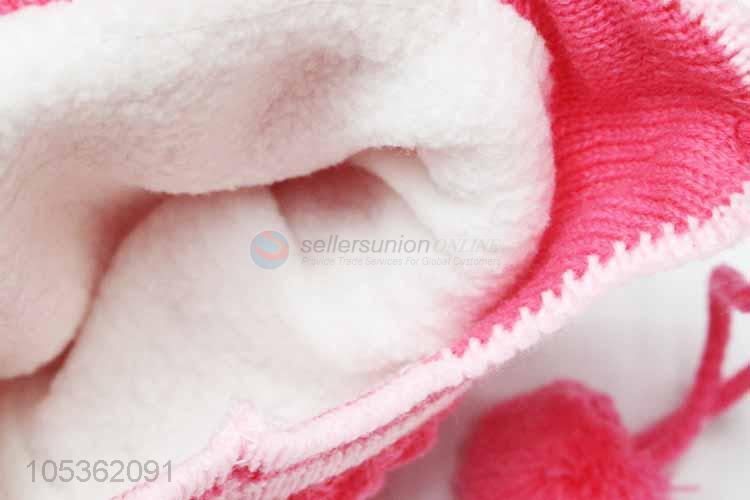 Wholesale Price Cute Thick Warm Children Hat