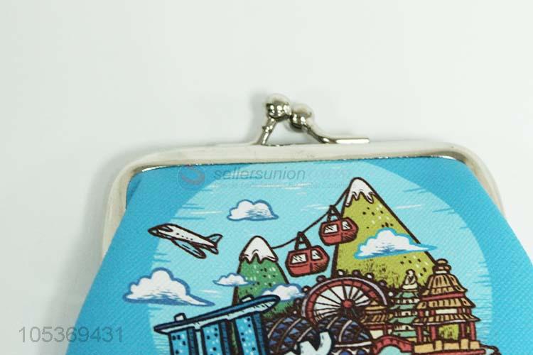 High Quality Eco-Friendly Novelty Cartoon Printed Coin Bags Coin Purses