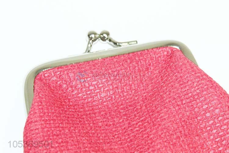 New Design Two Colors PU Leather Coin Purse Wallet for Wholesale