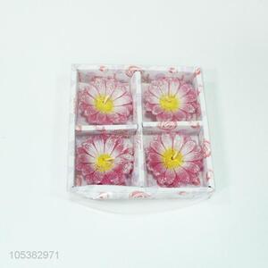 Wholesale beautiful flower shape tealight candle