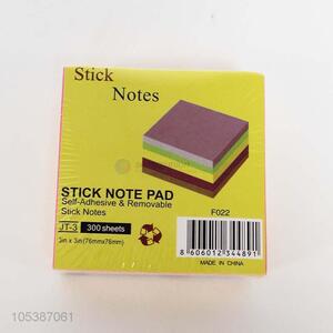 Low price 300pcs paper sticky note pad