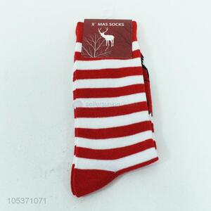 Bottom price stripe X'mas sock