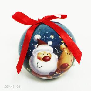 New Arrival Color Printing Christmas Ball With 3 Lights