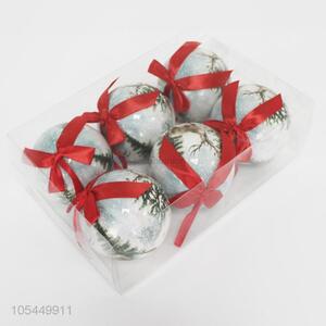 Best Sale 6 Pieces Christmas Ball Fashion Christmas Ornament