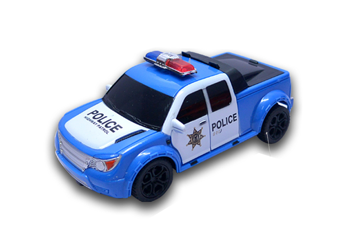 New style custom 1:32 4 ways r/c police pickup truck w/o batteries