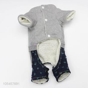 Popular Winter Jumpsuit Add Wool Cotton-Padded Pet Clothes