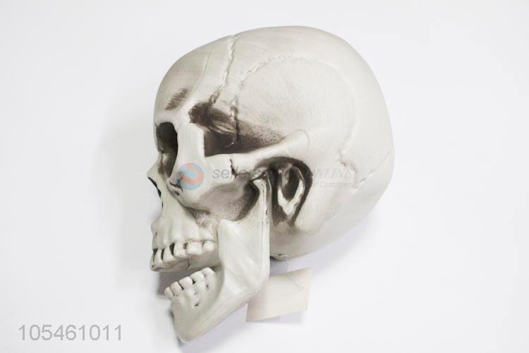 Manufacturer custom Halloween decoration plastic skull head