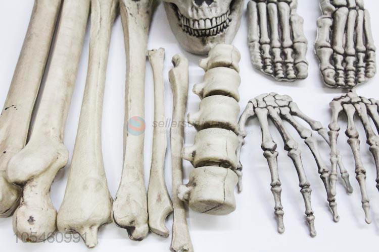 High-grade Halloween decoration plastic 12pcs skull set