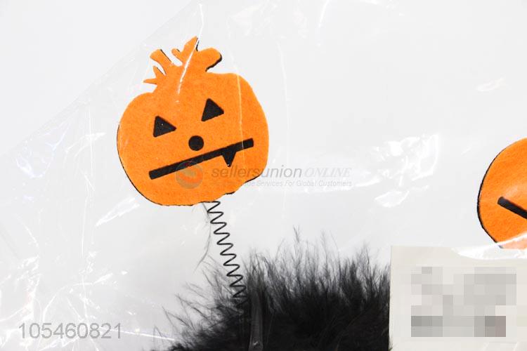 Bottom price Halloween supplies pumpkin hair clasp