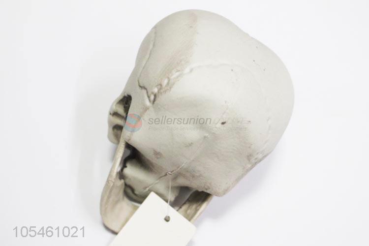 Low price Halloween decoration plastic skull head