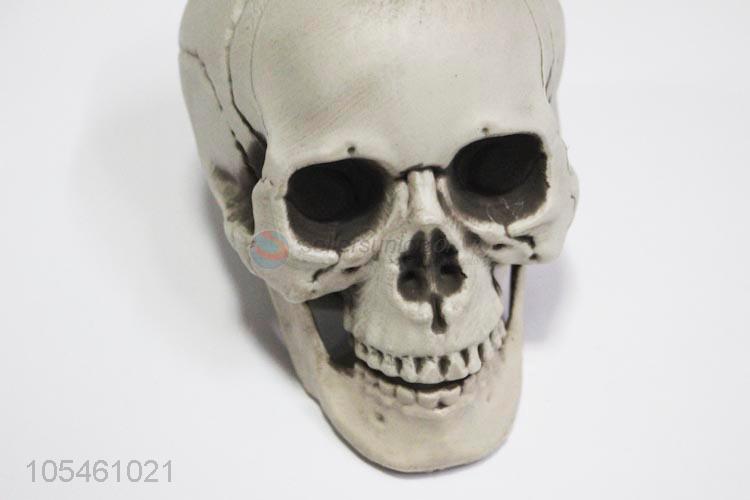 Low price Halloween decoration plastic skull head