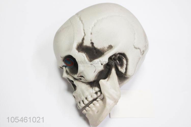 Low price Halloween decoration plastic skull head