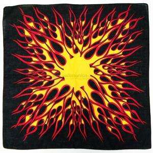 China OEM square printing polyester bandanas