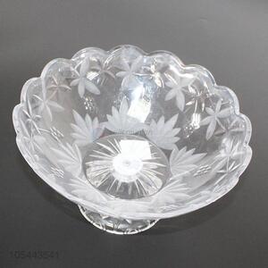 Fashion Design Plastic Fruit Plate With Pedestal