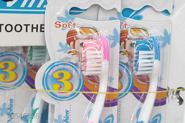 Popular Wholesale Health Cartoon Children Care Toothbrush