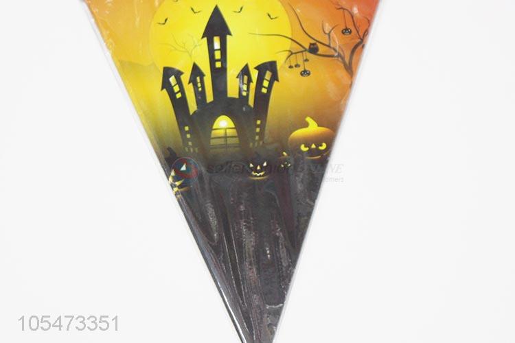 Top sale Halloween party triangle bunting flags