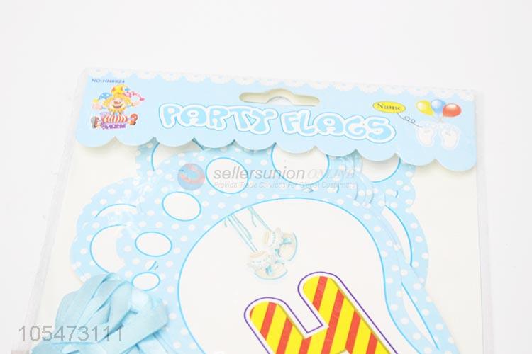 High sales foot birthday party string flag paper bunting