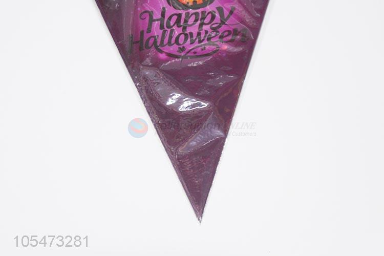 Nice classic cheap happy Halloween triangle party flags