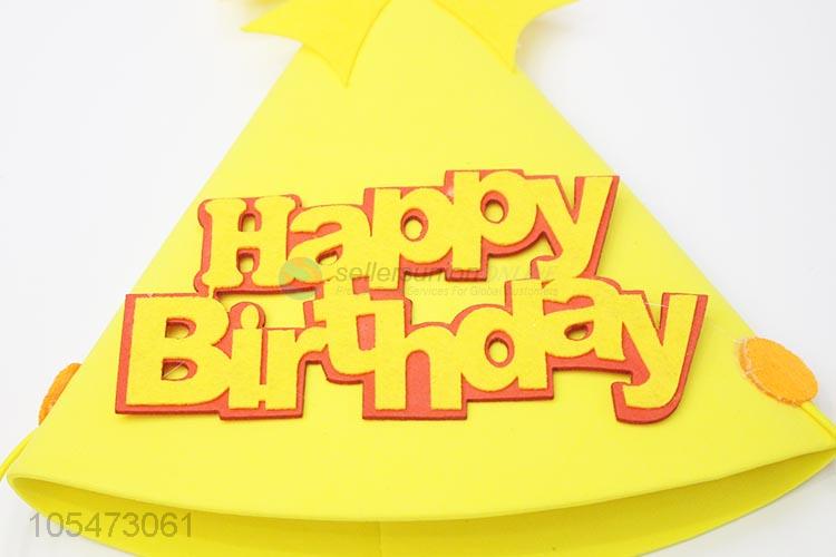 Competitive price multicolor paper birthday hat paryt favors