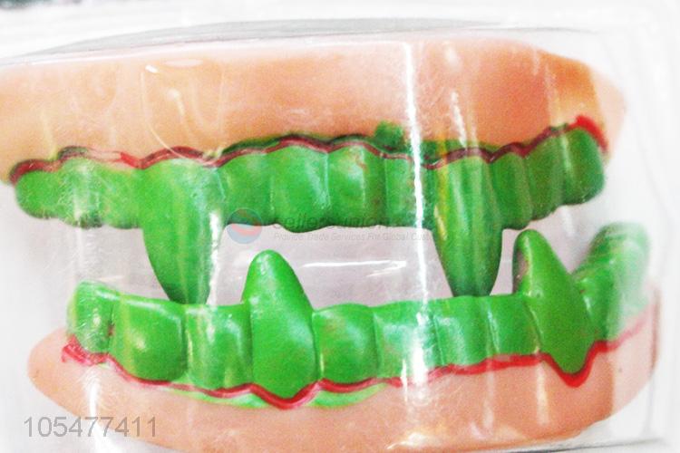 Wholesale cheap Halloween supplies artificial teeth toy