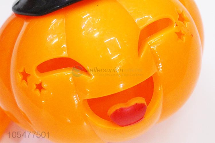 Cheap wholesale decorative Halloween pumpkin led sound lantern