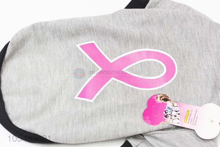 Latest design soft cotton printed pet thin coat dog apparel