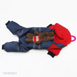 Factory wholesale jeans dog winter trousers pet coat