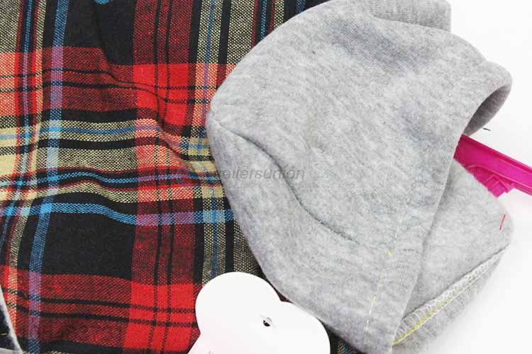 Direct factory supply check pattern pet winter coat dog trousers