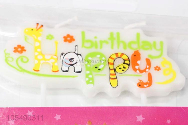 Hot Sale Cartoon Kids Birthday Candle Party Decor Supplies