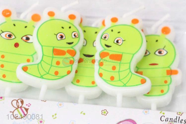 Cheap and High Quality Cartoon Caterpillar Funny Cake Candles