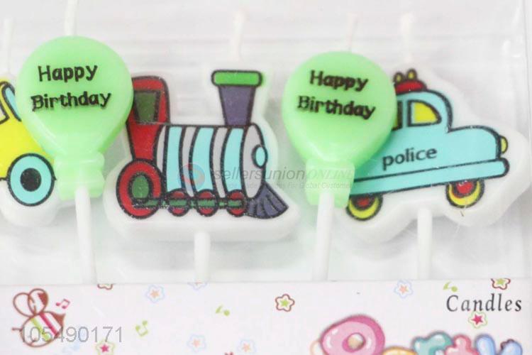 Factory Promotional Car Shape Birthday Cake Candles for Kid