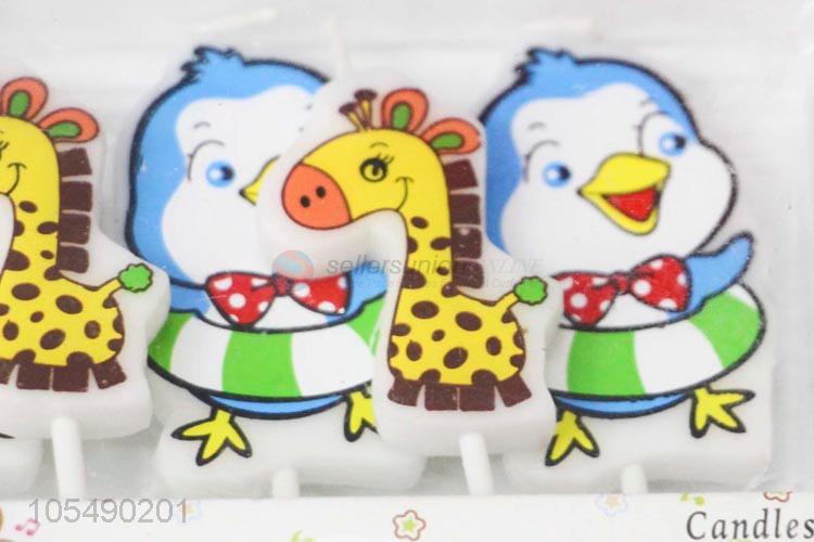 China Manufacturer Funny Animal Happy Birthday Party Candles for Kids