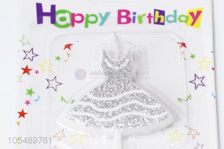 Best Selling Dress Shape Happy Birthday Candle