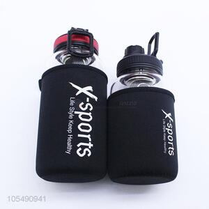 Brand-new heat resistant glass water bottle